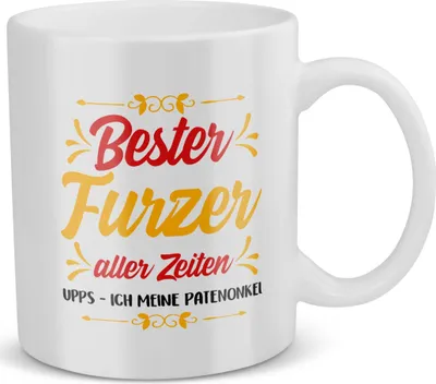Produktbild von 22Feels Patenonkel Geschenk Taufpate Tasse Pate Taufe Geburtstag Weihnachten Herrentag Männer Kaffeetasse Haferl