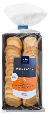 Produktbild von arko Heidesand Mürbegebäck , 100g