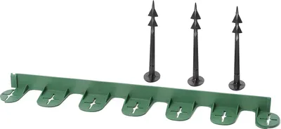 Produktbild von Rasenkante, Beetumrandung, PalisGarden Grün, mit Erdanker, 3-7,2m 7.2 + 30 Stück Erdanker