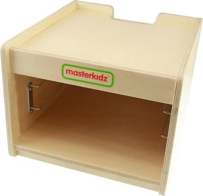 Image de MASTERDKIZ Szafka do Przechowywania Poręcznych Tablic Edukacyjnych Mała na 3 Tablice