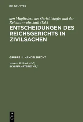 Produktbild von Schiffahrtsrecht, 1