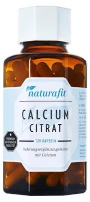 Obrázek produktu pro naturafit Calcium Citrate Capsules, 120 kapslí
