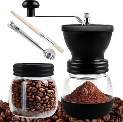 Zdjęcie produktu dla Ceramiczny młynek do kawy do ekspresów espresso, moka i french press