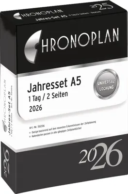 Immagine prodotto di CHRONOPLAN anno set 2026 DIN A5