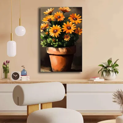 Produktbild von Wallity, 4570BSRC-012, Dekoratives Leinwandgemälde, Mehrfarbig, Leinwand, 45 x 70 cm