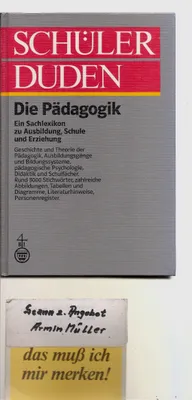 Produktbild von (Duden) Schülerduden, Die Pädagogik