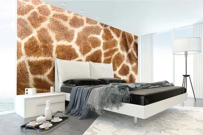 Produktbild von Vlies Fototapete GIRAFFENLEDER 375 x 250 cm (inkl. Kleister) - Vlies Tapete, Wandtapete, Wandbilder - Tapete für Wohnzimmer Schlafzimmer, Büro, Küche - Montagefertig