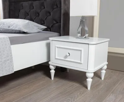 Produktbild von Nachttisch Holz Moderner Nachtschrank Schlafzimmer Nachtkonsole Beistelltisch