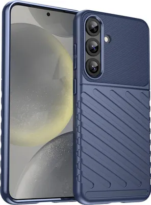 Produktbild von Thunder Case Für Samsung Galaxy S25+ Silikon-Schutzhülle - Blau