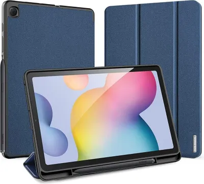 Zdjęcie produktu dla Dux Ducis, Etui z trybem wideo/klawiatury Galaxy Tab S6 lite 2024, 2022, 2020, ciemnoniebieski