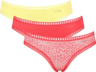 Produktbild von sloggi Damen Minislip 3-Pack GO Crush Mini - MULTIPLE COLOURS 15 - Größe XL