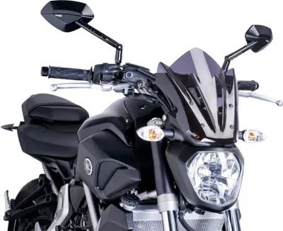 Image de PUIG 7015F New Generation Sport pour YAMAHA MT-07 fortement teinté
