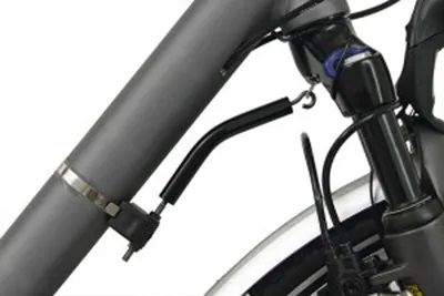 Produktbild von Lenkungsdämpfer HEBIE 0696-62E Elastomer für starre Gabel schwarz