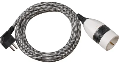 Produktbild von brennenstuhl Verlängerungskabel schwarz/weiß 3,0 m