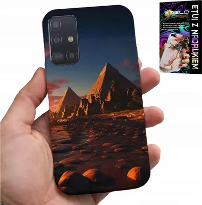 Zdjęcie produktu dla Etui Do Samsung Galaxy A71 - Piramidy W Gizie, Egipt, Sfinks, Faraon