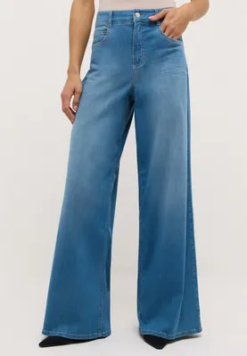 Produktbild von ANGELS 332230032 Damen Jeans Liva Wide Leg - Hellblau