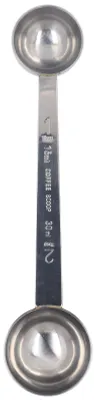 Edelstahl-Messlöffel, 15/30 ml, doppelseitig, mit Skala