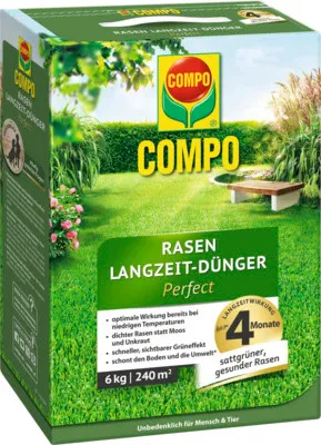 Immagine prodotto di Concime a lenta cessione per prati COMPO Perfect, 6 kg, per un'area di 240 m²