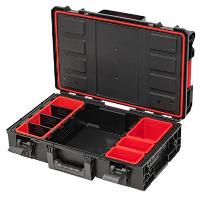 Produktbild von Toolbrothers RHINO XXL Werkzeugkoffer ECO Basic Höhe M 15,4 l IP66 mit herausnehmbaren Trennwänden + Boxen