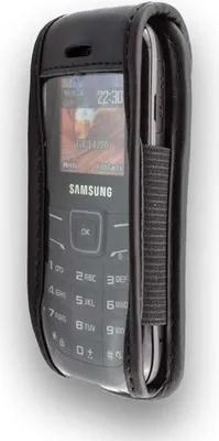 Obrázek produktu pro Ledertasche mit Gürtelclip für Samsung GT-E1200R