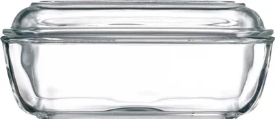 Image de Beurrier 17x10,5xh6,2cm Verre - Billiet Ld