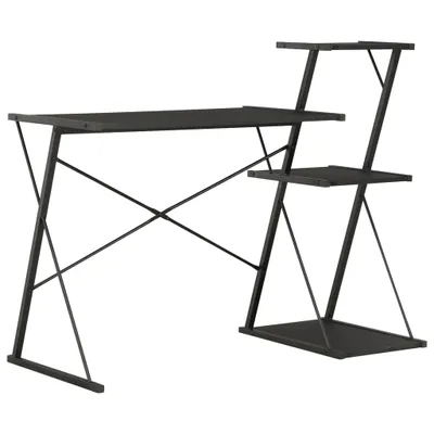 Immagine prodotto di Scrivania con ripiano nero 116×50×93 cm