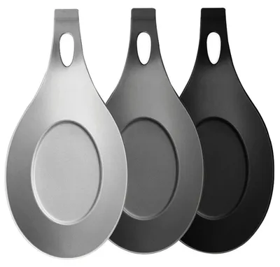 3er Set Silikon-Küchenhelfer-Ablage, 20 x 9,5 cm
