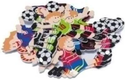 Produktbild von Naklejki z pianki football 18szt