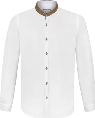 Produktbild von Trachtenhemd Adamo weiss-blau XXL