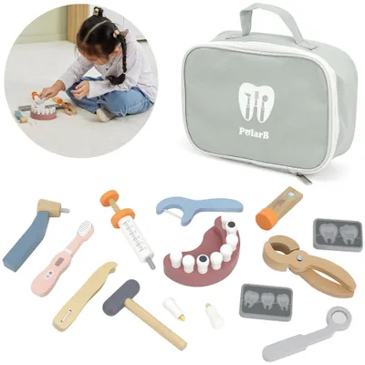 Produktbild von PolarB Dentist set, Holz, Mehrfarbig