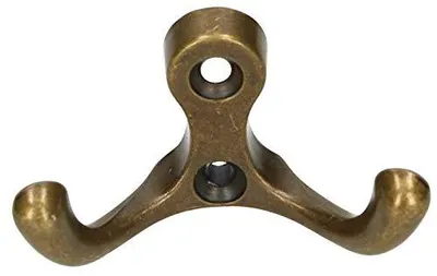 Imagen del producto de KOTARBAU® - Ganchos para perchero, doble gancho de pared, gancho para sombreros, gancho de 32 mm