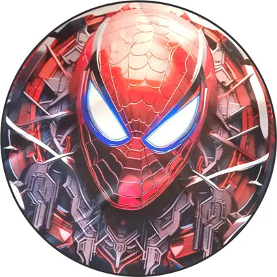 Image de Tapis rond 120cm - Spiderman