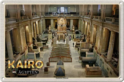 Produktbild von Blechschild Reise 30x20cm Kairo Ägypten Koptisches Museum