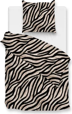 Produktbild von ZO!Home Zebrato Bettwäsche 155 Natural Bettwäsche 1 x Bettbezug 155x220 + 1 x Kopfkissenbezug 80x80 Natural Fauna natur