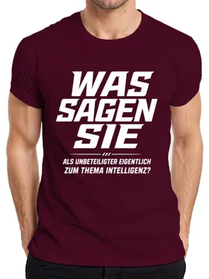 Obrázek produktu pro Tričko s potiskem "Co si o tom myslíte?", "Prohlášení", "Sarkasmus", "Vtipné", pánské, barva: vínová, velikost: XL
