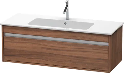 Produktbild von Waschtischunterbau KETHO 410x1200x475mm nussbaum natur nussbaum natur
