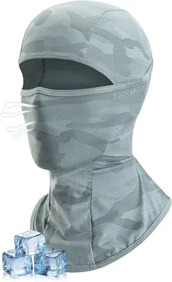 Produktbild von ROCKBROS Sturmhaube Atmungsaktiv Leicht UV-Schutz Sturmhaube für Motorrad Skifahren Radfahren Outdoor Herren Damen Grün