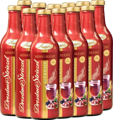 Produktbild von 12x Vorteils-Weinpaket Dresdner Striezel Glühwein Mehrfrucht - Lausitzer