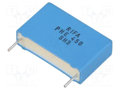 Produktbild von 1x Kondensator: 220nF 22,5mm 26x7x16,5mm ±5% 400VDC PHE450KD6220JR06L2 kondensato