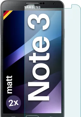 Produktbild von SCHUTZFOLIE FÜR SAMSUNG GALAXY NOTE 3 - MATTES GLAS, Stückzahl:2er Set