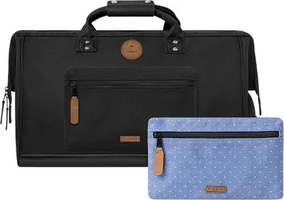 Immagine prodotto di CABAIA borsa da viaggio con scomparto per laptop Adventurer Essentials Duffle Bag Berlin nero