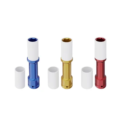 Produktbild von 3-teiliges 1/2" extra langes Schlagschrauber-Nuss-Set für Alufelgen