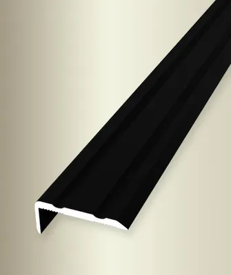 Produktbild von Winkelprofil 1,00 m x 25 mm x 10 mm SBS Alu pulverbeschichtet RAL 9005