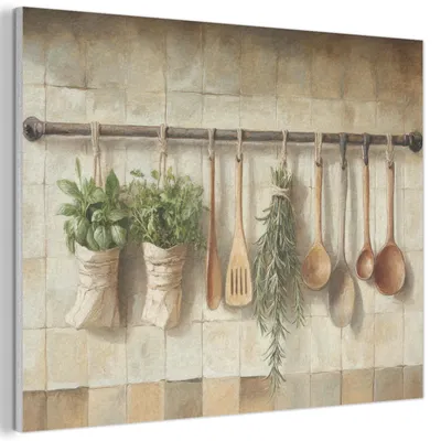 Image de Elzusha - Décoration murale en feutre, dimensions 40x30 cm, avec accents en bois