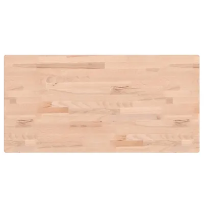 Produktbild von Tischplatte 80x40x1,5 cm Rechteckig Massivholz Buche