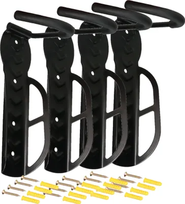 Zdjęcie produktu dla KOTARBAU® Hak Składany Na Ścianę Do Garażu Ścienny Stalowy Wieszak Na Rower Narzędzia 30 KG Zestaw 4 SZT