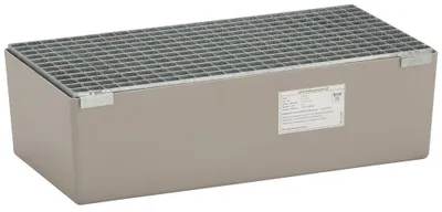 Produktbild von GFK-Auffangwanne CEMO 65 L Stahlgitterrost