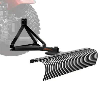 Image de Aérateur pour gazon - Accessoire pour tondeuse - Fourche - Accessoire pour tondeuse - Bêche - Largeur de travail de 72 pouces