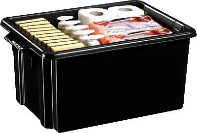 Produktbild von CEP Aufbewahrungsbox Maxi strata 32 Liter schwarz (ohne Inhalt)