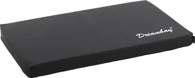 Produktbild von Flamingo Kissen Dreambay rechteckig flach schwarz, Maße: 70,5 x 41,5 x 5,5 cm